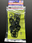 [15541] Small Diameter Low Friction Narrow Tires (24 mm) & Carbon Wheels (3-Spoke)