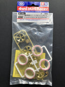 [95076] Fully Cowled Mini 4WD 20th Anniversary White Tires & Gold Plated Wheels