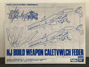 HGBF 1/144 Scale HJ Build Weapon Caletvwlch Feder - 2017 January Hobby Japan Exclusive Builders Parts Asia Version