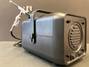 Compact Compressor with 0.3 mm Dual Action Airbrush Signature Black Version HS-679K