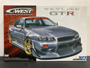 Tuned Car Series No. 50 Nissan Skyline GT-R R34 BNR34 C-West N1 Version