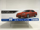 Model Car Series No. 98 Nissan Skyline 25GT-X Turbo ER34 Year 1998 Version