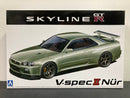 Model Car Series No. 134 Nissan Skyline GT-R R34 V-Spec II Nur. BNR34 Year 2002 Version