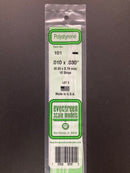 35 cm Opaque White Dimensional Strips Polystyrene 聚苯乙烯條