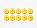 AO-1041 Mini 4WD G-18 Gear (Yellow/10 pcs.) [10312]