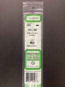 35 cm Opaque White Dimensional Strips Polystyrene 聚苯乙烯條