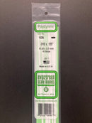 35 cm Opaque White Dimensional Strips Polystyrene 聚苯乙烯條
