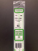 35 cm Opaque White Dimensional Strips Polystyrene 聚苯乙烯條