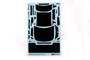 Subaru BRZ Carbon Pattern Decal Set