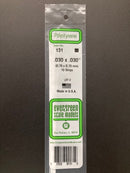 35 cm Opaque White Dimensional Strips Polystyrene 聚苯乙烯條