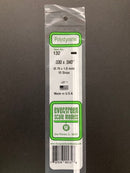 35 cm Opaque White Dimensional Strips Polystyrene 聚苯乙烯條