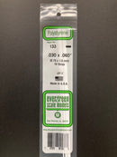 35 cm Opaque White Dimensional Strips Polystyrene 聚苯乙烯條