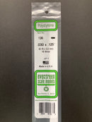 35 cm Opaque White Dimensional Strips Polystyrene 聚苯乙烯條