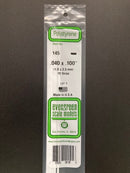 35 cm Opaque White Dimensional Strips Polystyrene 聚苯乙烯條