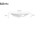 Spare Curved Carving Blade KB4-R/5
