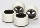 [15415] Small Diameter Carbon Wheel & White Arched Tires (For Super X & XX Chassis)