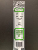 35 cm Opaque White Dimensional Strips Polystyrene 聚苯乙烯條