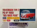 Volkswagen Type 2 Pic-Up Truck Red/White Paint Version - Limited Edition
