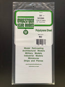 0.50 mm Opaque White Thick Polystyrene Siding Sheets 15 cm x 30 cm 聚苯乙烯壁板