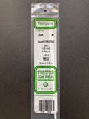 35 cm Opaque White Polystyrene Quarter Round Strips 聚苯乙烯四分圓條