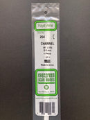 35 cm Opaque White Polystyrene Channels 聚苯乙烯C字型槽條