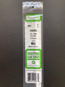 35 cm Opaque White Polystyrene Channels 聚苯乙烯C字型槽條
