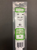 60 cm Opaque White Dimensional Strips Polystyrene