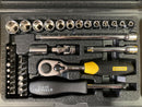 1/4" 35 Piece Drive Metric Socket Set 六角螺絲套筒工具套組
