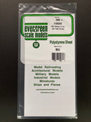 1.0 mm Opaque White Thick Polystyrene Siding Sheets 15 cm x 30 cm 聚苯乙烯壁板
