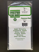 1.0 mm Opaque White Thick Polystyrene Square Tile Sheets 15 cm x 30 cm 聚苯乙烯方形瓷磚瓦片板