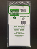 1.0 mm Opaque White Thick Polystyrene Board & Batten Siding Sheets 15 cm x 30 cm