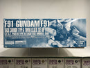 MG 1/100 F91 Gundam F91 Version 2.0 Back Cannon Type & Twin V.S.B.R. Set Up Type E.F.S.F. Prototype Attack Use Mobile Suit