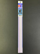 Plastic Beams - Square 1 mm, 2 mm, 3 mm & 5 mm 塑膠角棒 (實心 - 白色)
