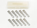 Modeler's Knife Pro Replacement Blade (Chisel, 10 pcs.) 備用刀片 [平刀片]
