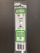 35 cm Opaque White Polystyrene T Profiles 聚苯乙烯T字型槽條