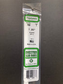 35 cm Opaque White Polystyrene T Profiles 聚苯乙烯T字型槽條