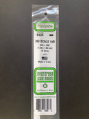 35 cm Opaque White Scale Strip Polystyrene HO Scale 3.5 mm = 1'0 (1:87 火車模型比例) 聚苯乙烯條