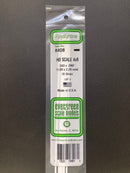 35 cm Opaque White Scale Strip Polystyrene HO Scale 3.5 mm = 1'0 (1:87 火車模型比例) 聚苯乙烯條