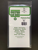 Plain Opaque White Polystyrene Sheets 15 cm x 30 cm 聚苯乙烯改造板