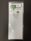 Plain Opaque White Large Polystyrene Sheets 20 cm x 53 cm 聚苯乙烯改造板