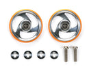[95328] 19 mm Aluminum Rollers with Plastic Rings (Orange)