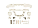 [95381] Reinforced Rear Double Roller Stay (3 Attachment Points / White)