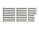 [95434] Stainless Steel Screw Set (15/20/25/30 mm) (Black)