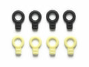 [95492] Rubber Body Catches (Black/Yellow) Mini 4WD Station