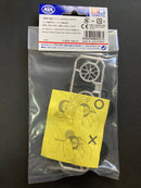 [95527] Low-Profile Tire & Gold Plated Wheel Set (Y Spoke)