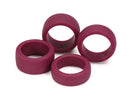 [95542] Low Friction Large Diameter Slick Tires (Maroon, 4 pcs.)