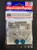 [95576] 13 mm Aluminum Ball-Race Rollers (Ringless/Blue)