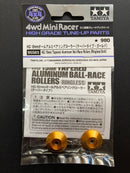 [95583] HG 19 mm Tapered Aluminum Ball-Race Rollers (Ringless/Gold)