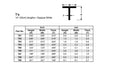 35 cm Opaque White Polystyrene T Profiles 聚苯乙烯T字型槽條