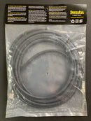 Braided Nylon Air Hose Black 1/4" x 1/8" (3 Meter) HPA-BH32